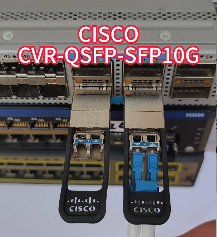 What is Cisco CVR-QSFP-SFP10G adapter?